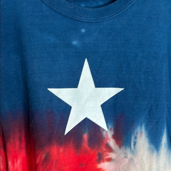 SOS from Texas Red, White, and Blue Tie-Dye Shirt Size Medium - Picture 2 of 4
